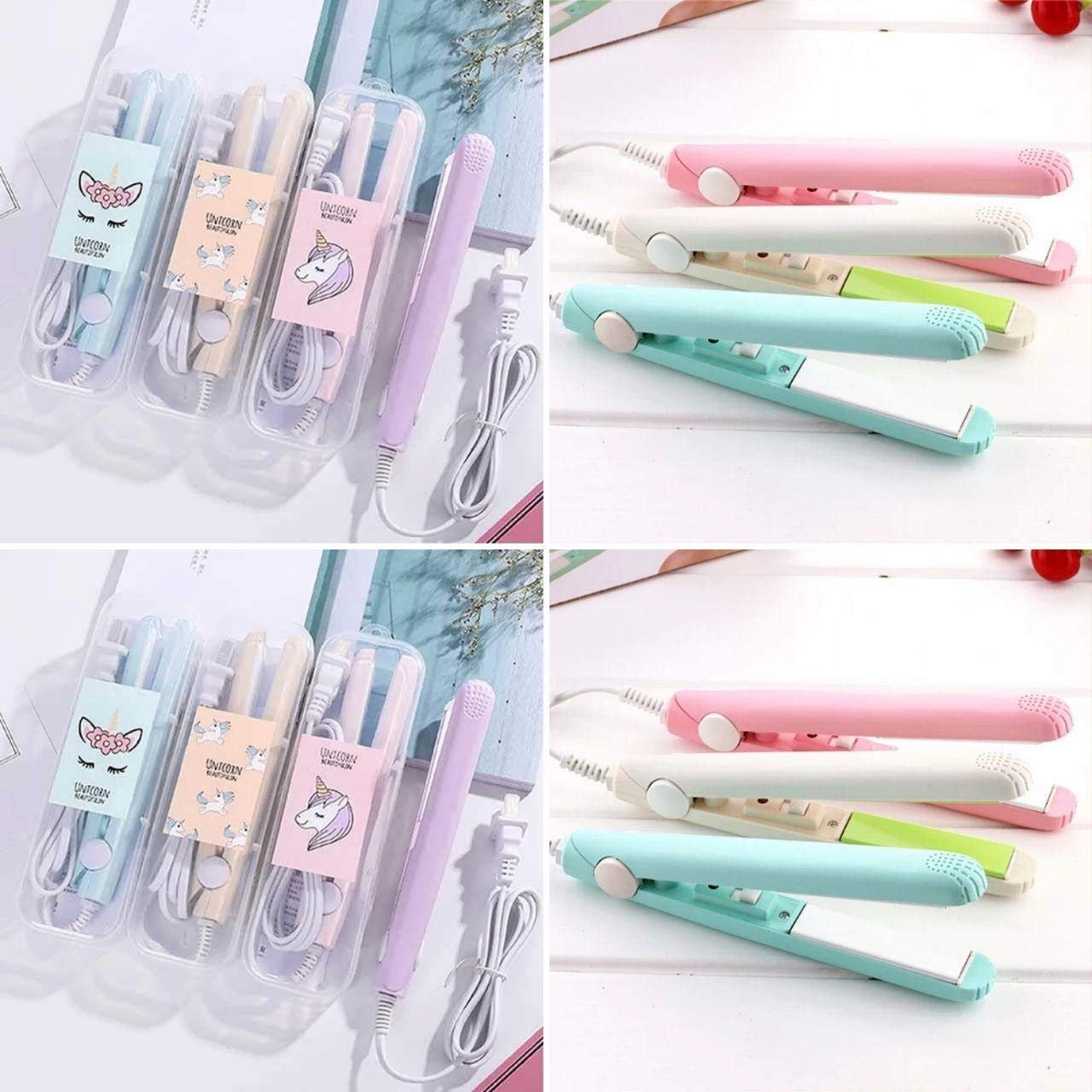 Women Beauty Mini Professional Hair Straighteners Flat Iron Specially Designed for Teen (Multi color) - Image 2