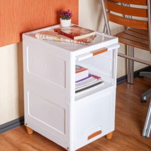 Double Layer Plastic Wardrobe